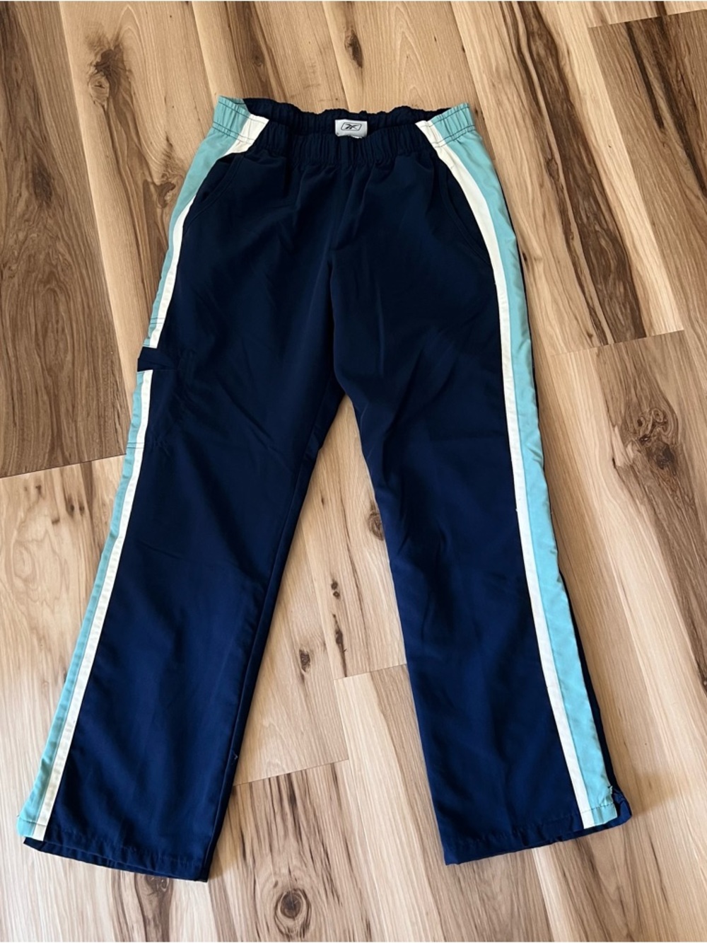 2000s Reebok Baggy Mesh Track Pants Y2K Sporty